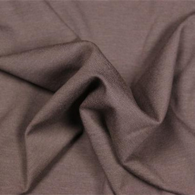 Uni tricot viscose taupe