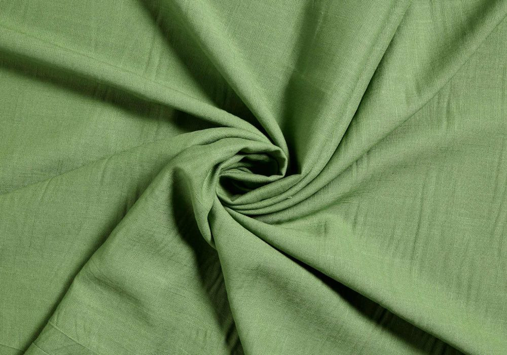 linnen viscose kiwi groen