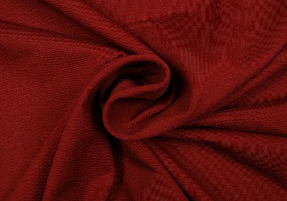 Uni tricot katoen bordeaux