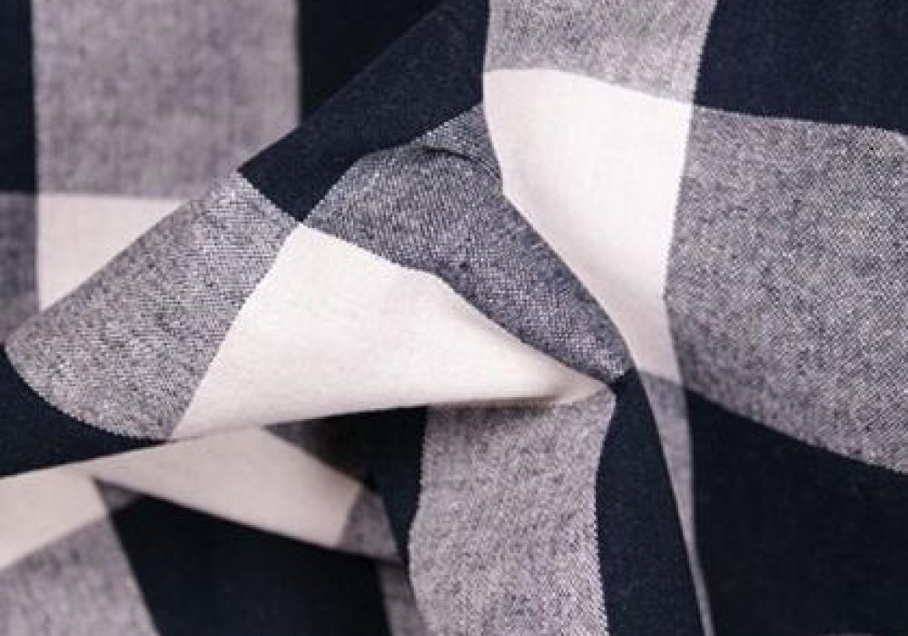 Boerenbont marine-blauw ruit
