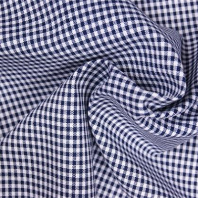 Boerenbont Ruitjes Marineblauw Wit 2mm
