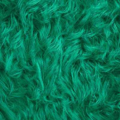 Pluche Stof Langharig - Groen