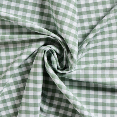 Boerenbont Ruitjes Oudgroen Wit 10 mm