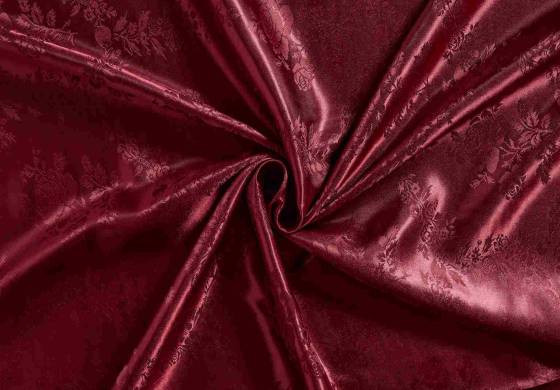 Luxe voeringstof - Bordeauxrood Jacquard