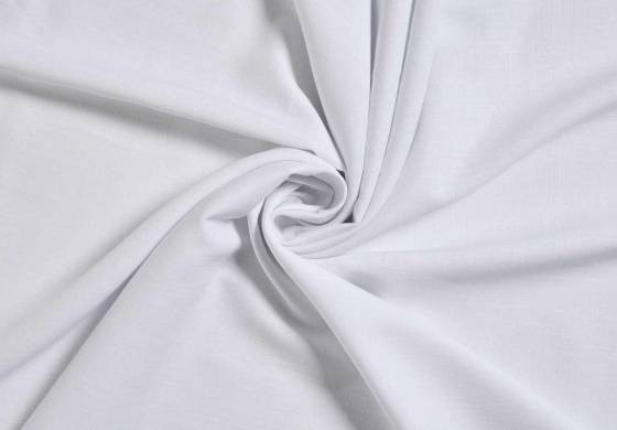 Linnen viscose stof wit