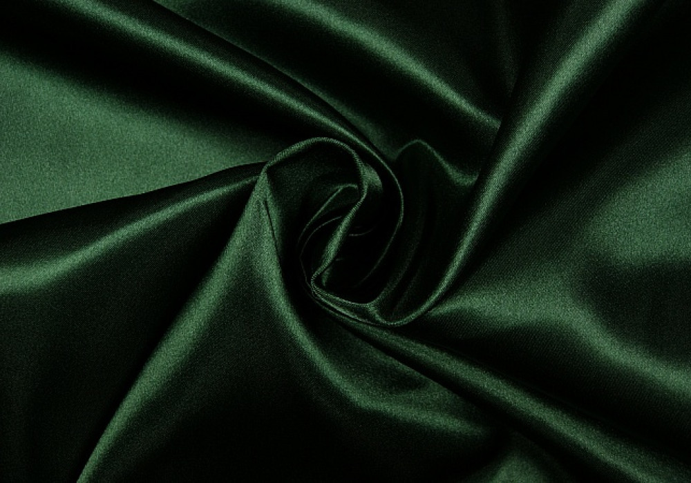 Satijn de luxe donker-groen