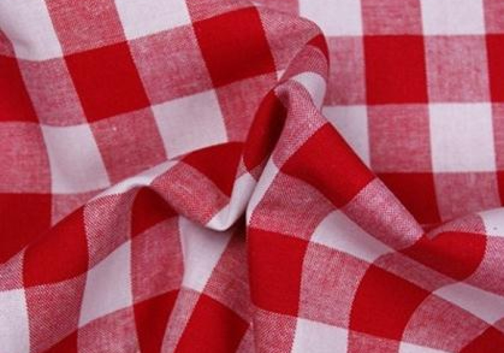 Boerenbont rood ruit 20mm