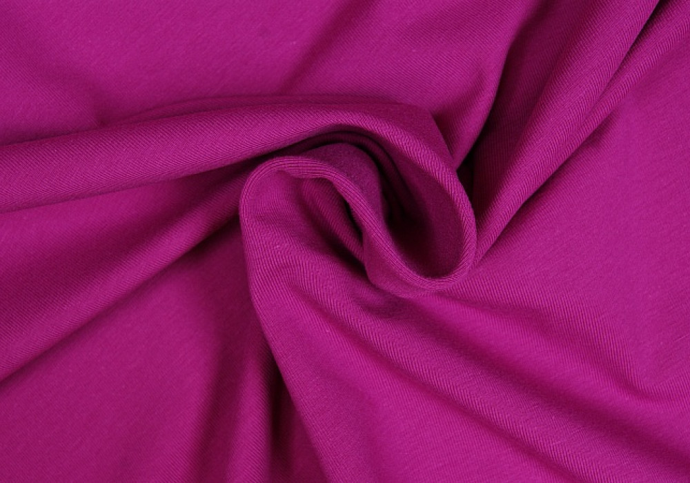 Uni tricot katoen cyclaam