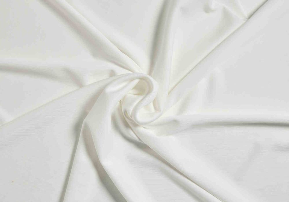 witte stof polyester jersey