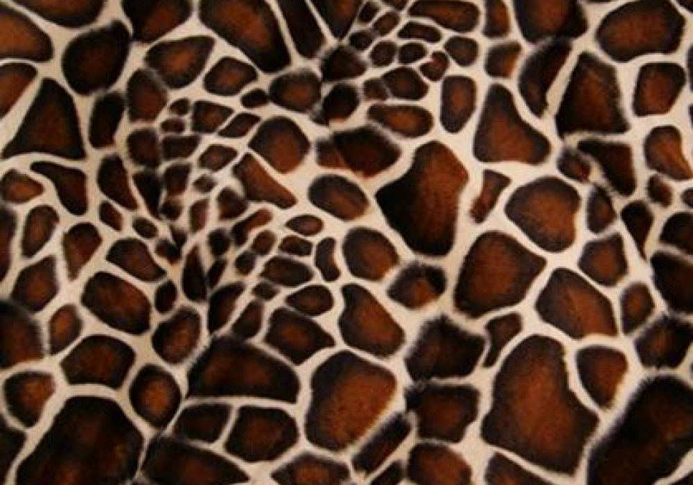 Dierenprint giraf klein