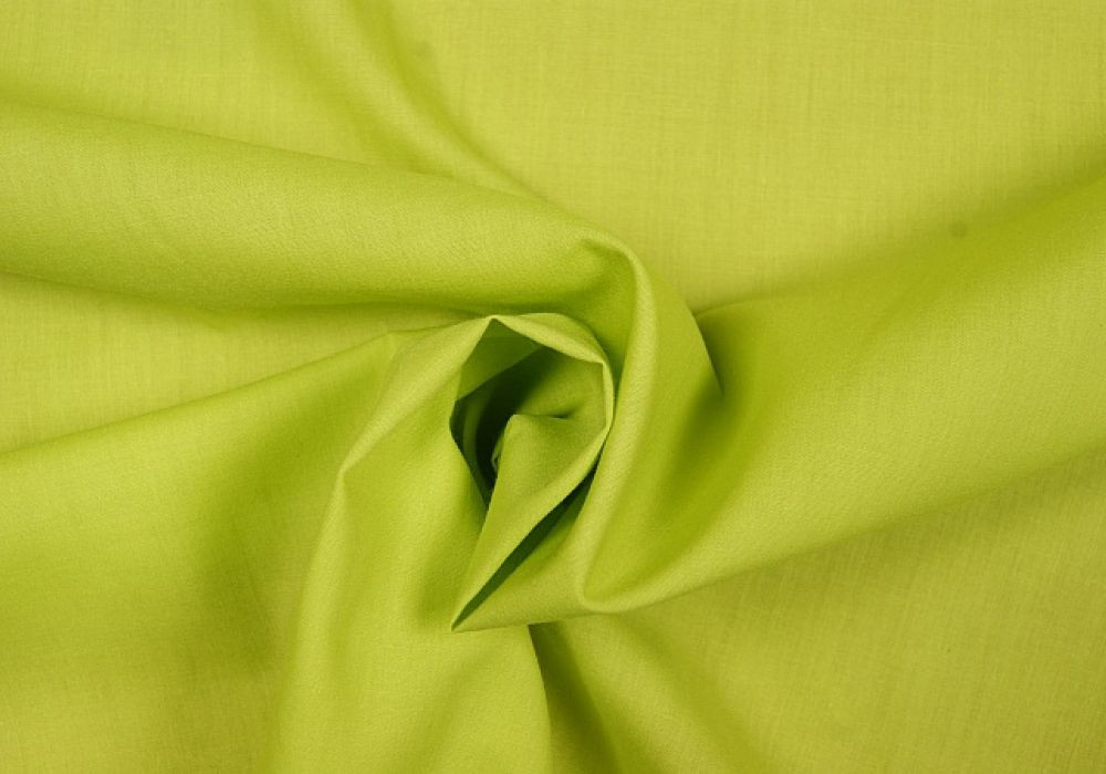 Lakenkatoen lime-groen