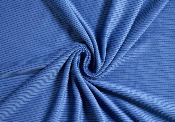 Corduroy kobaltblauw