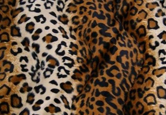 Dierenprint panter - Imitatiebont Velboa