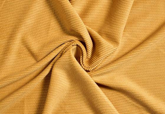 Corduroy Ribfluweel Oker Geel