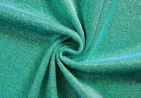 Glitter Stof Groen Lurex Foil