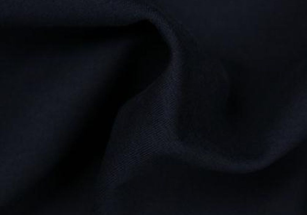 Joggingstof stretch / French terry blauw