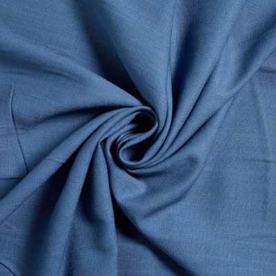 Linnen Viscose Jeans Blauw