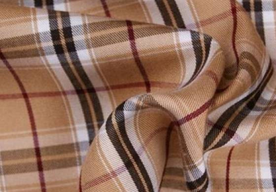 Ruiten stof beige (B)
