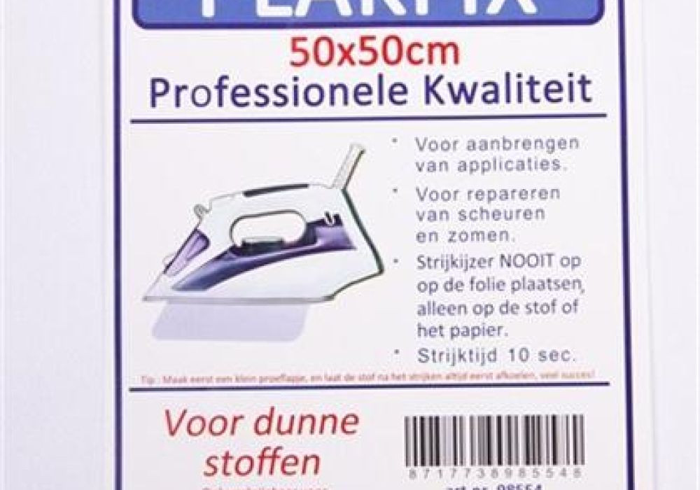 Vlieseline plak dun 50x50cm