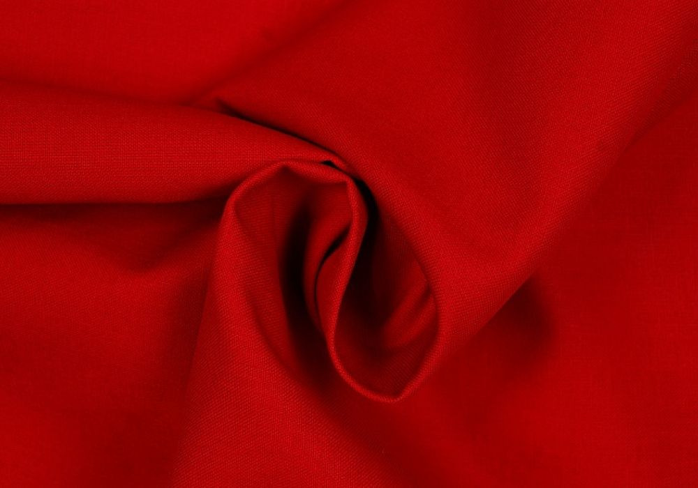 Katoen rood uni 100%