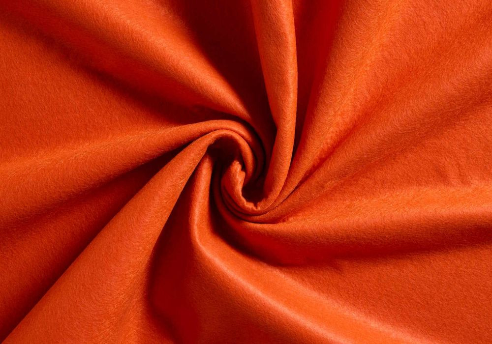 Oranje Vilt 1,5mm dik (180 cm breed)