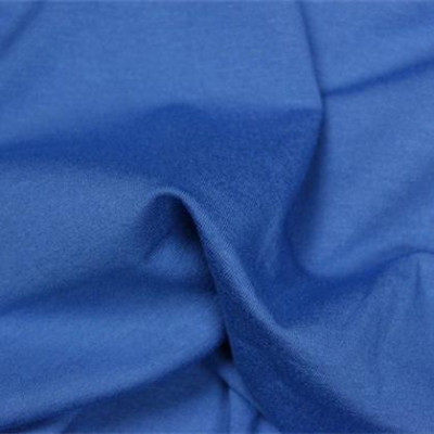 Uni tricot viscose blauw violet