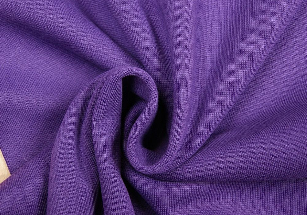 Boordstof tricot paars smal