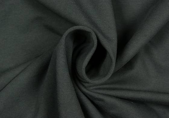Uni tricot katoen grijs donker