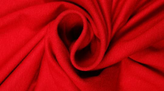Uni tricot viscose rood