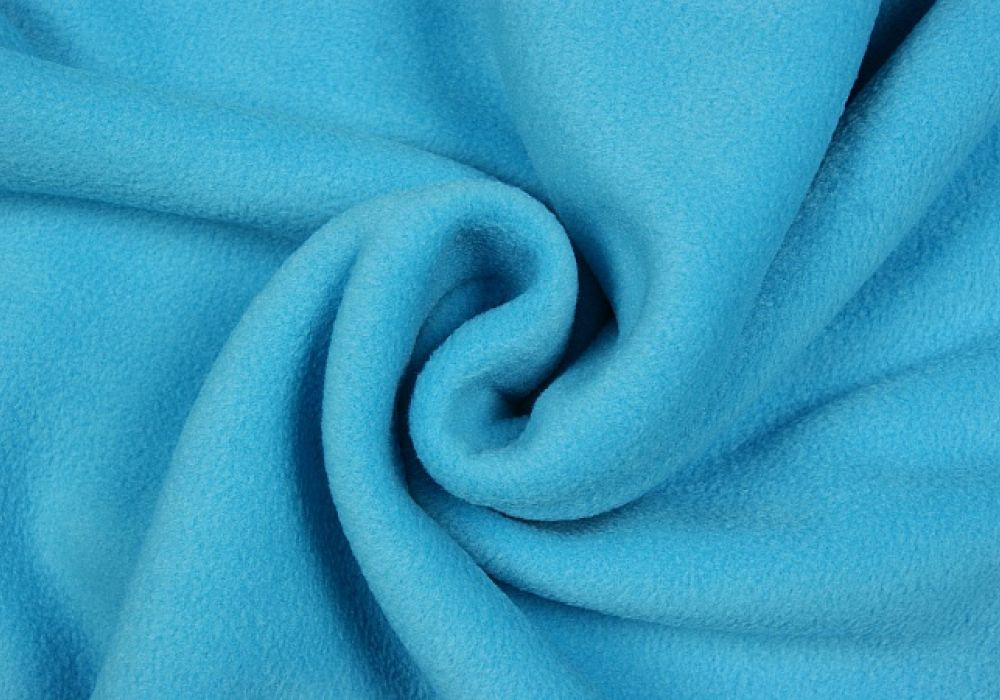 Fleece Stof Aqua