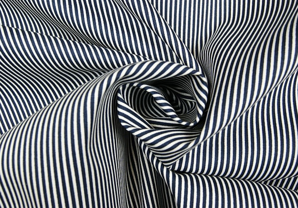 Boerenbont marine-blauw streepje 2mm