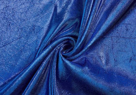 Metallic Stof Blauw