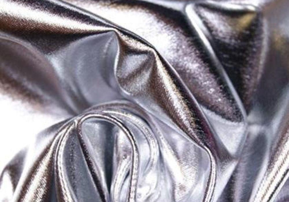 Lamé stretch zilver