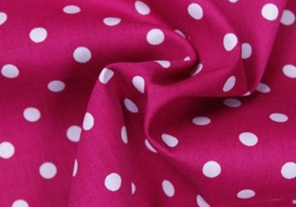 Boerenbont fuchsia grote stip