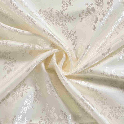 Voeringstof Jacquard Ecru