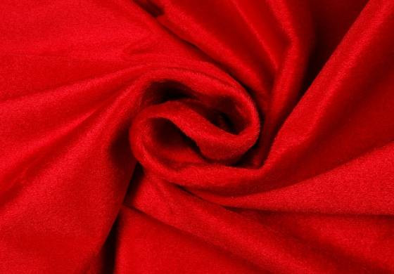 Fluweel polyester rood