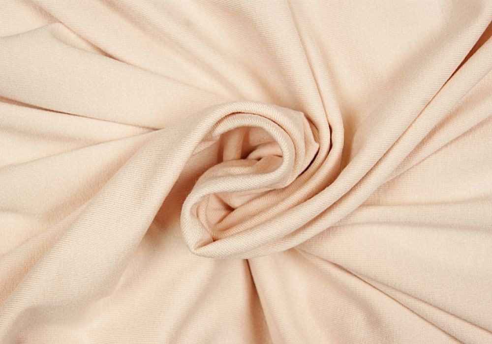 Uni tricot viscose oud-roze
