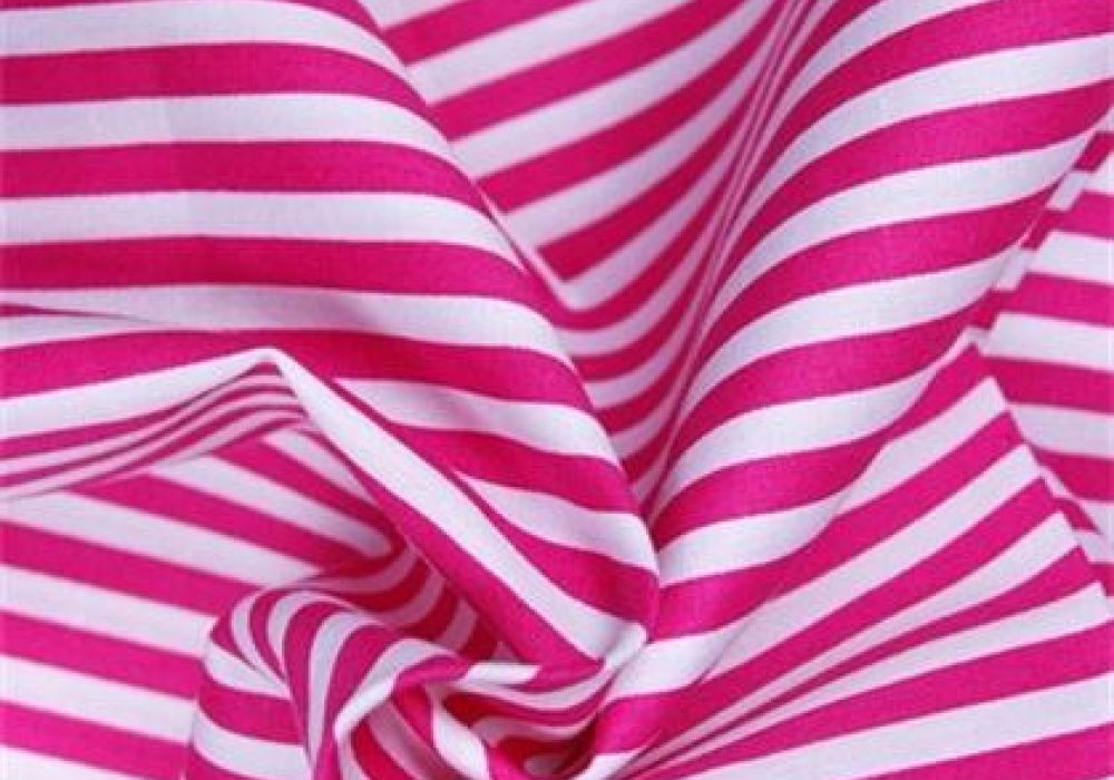 Boerenbont fuchsia streep 5mm