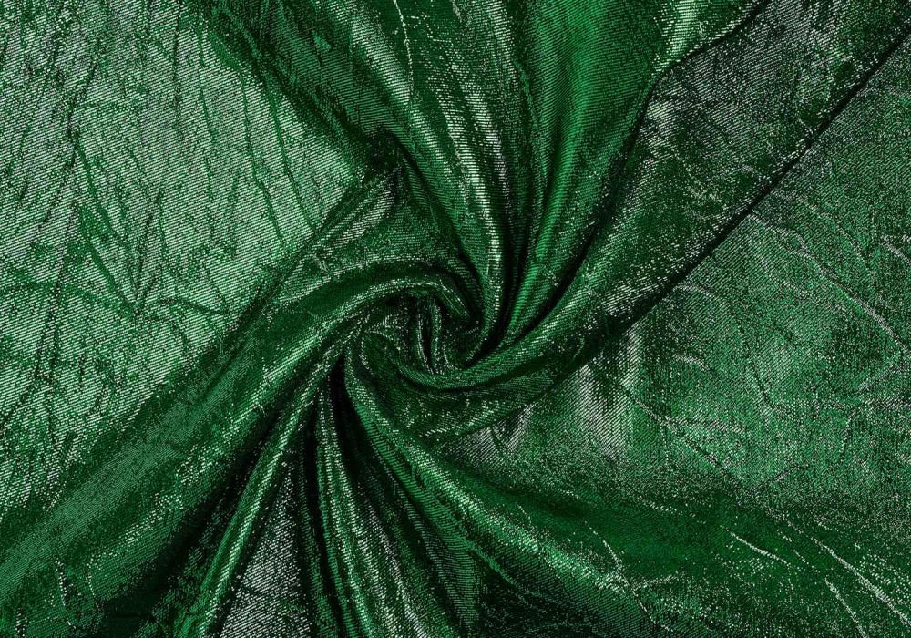 Stof Metallic Lurex Stof Groen