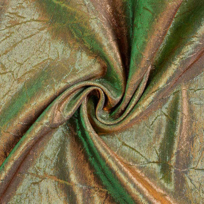 Lurex Metallic Crush Goud Groen