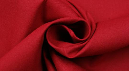 Lakenkatoen donker-rood 240cm breed