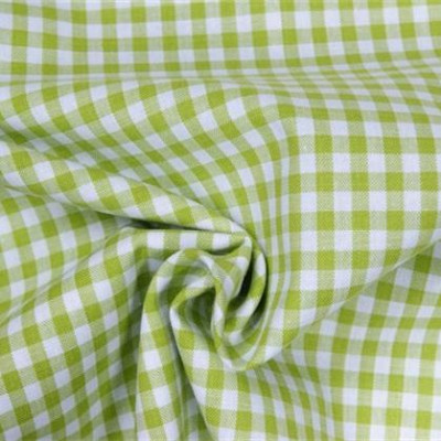 Boerenbont Ruitjes Lime Groen Wit 5mm