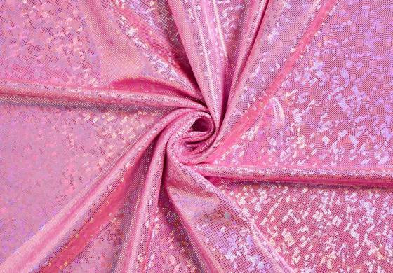 Roze Glitterstof met Stretch