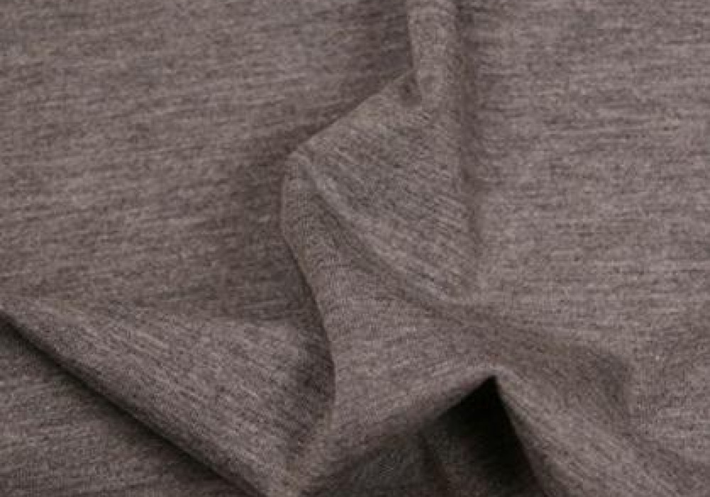 Uni tricot viscose m-grijs melee