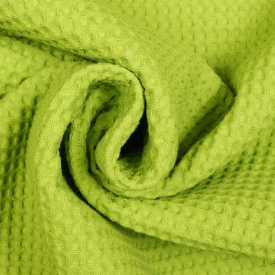 Wafeldoek lime 100% katoen dubbeldraads