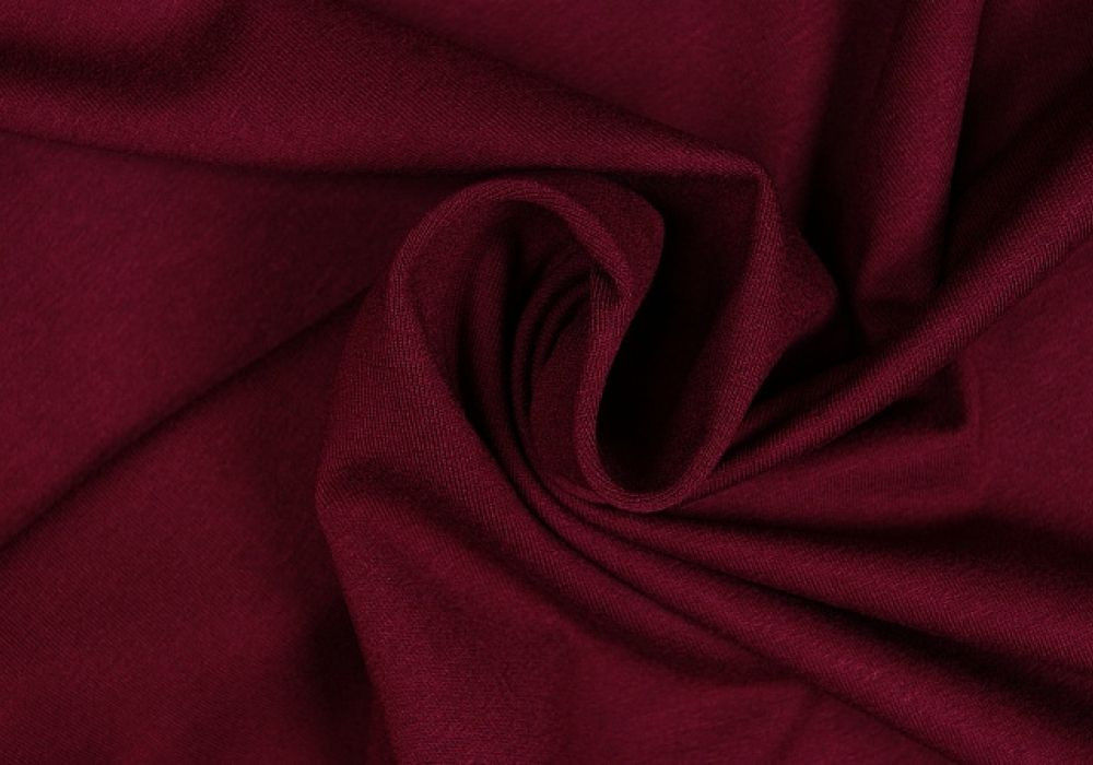 Uni tricot viscose bordeaux