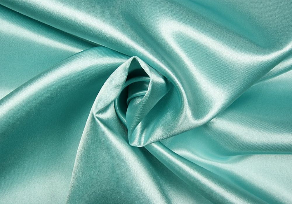 Satijn de luxe mint-groen