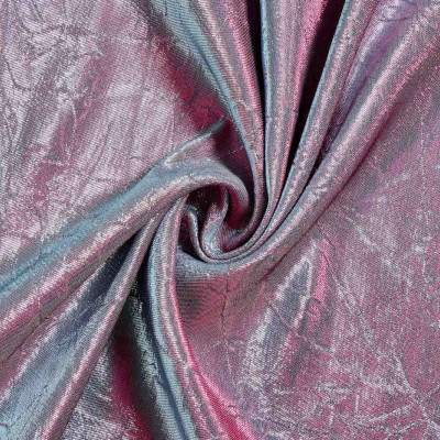 Lurex Metallic Crush Blauw Rood
