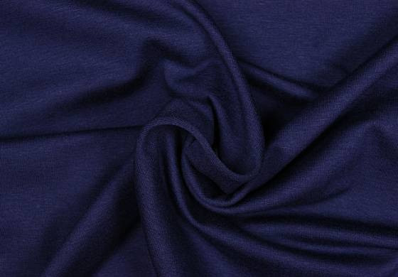 Uni tricot viscose d-blauw