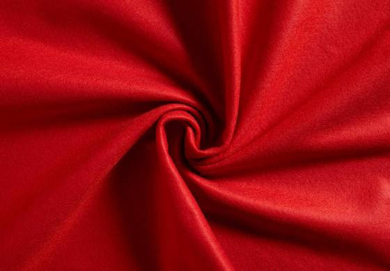 Rood Vilt 1,5 mm dik - 180 cm breed